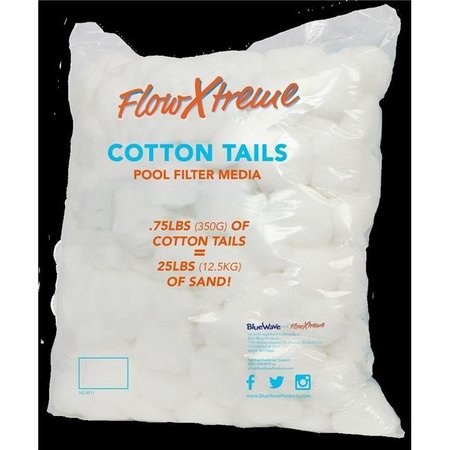 FLOWXTREME Flowxtreme NE4511 0.75 lbs Cotton Tails Filter Media; Multicolored NE4511